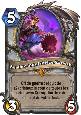 hearthstone, carte Sombre inquisitrice Xanesh