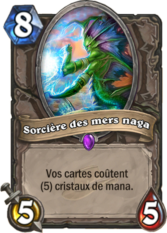 hearthstone, carte Sorci�re des mers naga