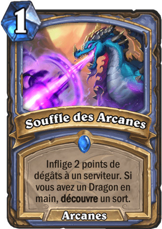 hearthstone, carte - Souffle des arcanes