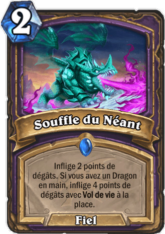 hearthstone, carte - Souffle du N�ant