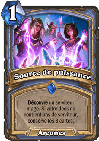 hearthstone, carte - Source de puissance