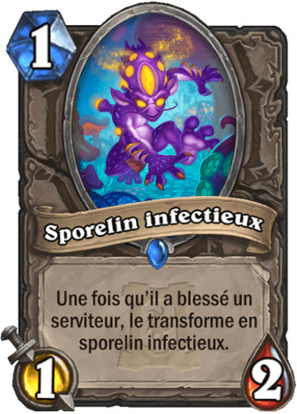 hearthstone, carte - Sporelin infectieux