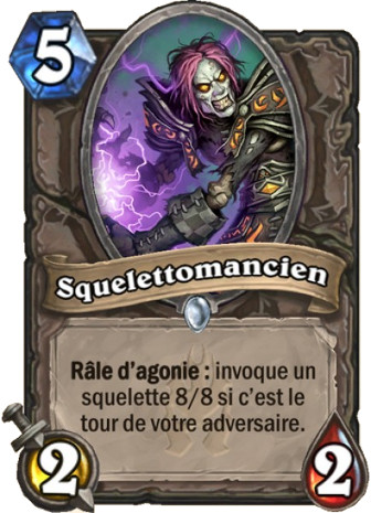 hearthstone, carte Squelettomancien