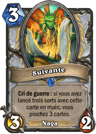 hearthstone, carte Suivante