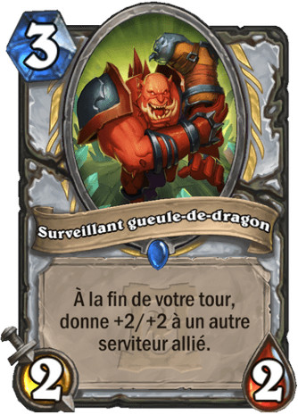 hearthstone, carte - Surveillant gueule-de-dragon