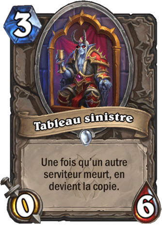 hearthstone, carte Tableau sinistre