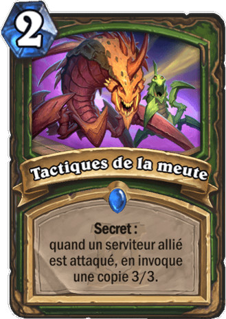 hearthstone, carte - Tactiques de la meute