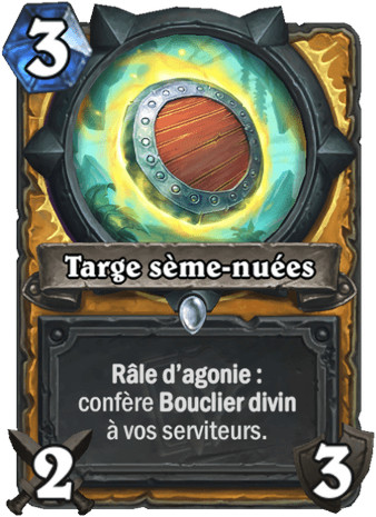 hearthstone, carte - Targe s�me-nu�es