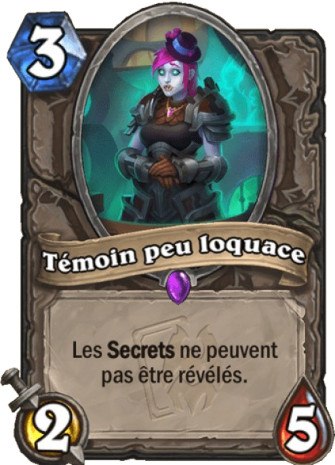hearthstone, carte T�moin peu loquace