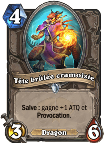 hearthstone, carte T�te br�l�e cramoisie