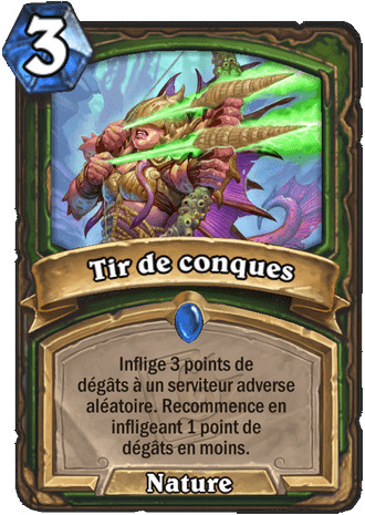 hearthstone, carte Tir de conques