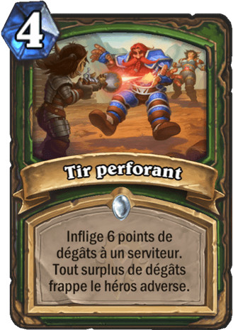 hearthstone, carte - Tir perforant