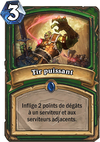 hearthstone, carte Tir puissant