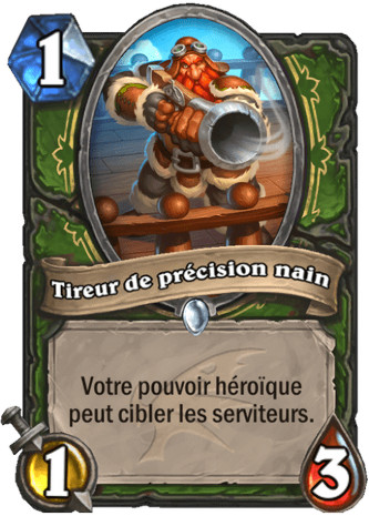hearthstone, carte - Tireur de pr�cision nain