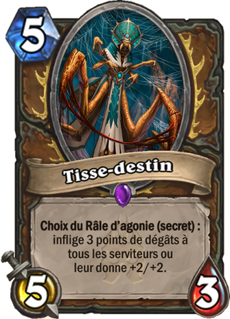 hearthstone, carte Tisse-destin