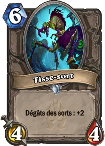 hearthstone, carte Tisse-sort
