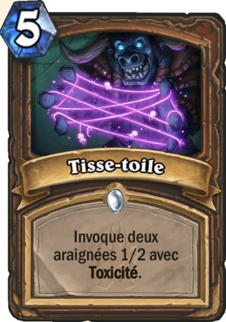 hearthstone, carte Tisse-toile