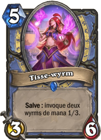 hearthstone, carte Tisse-wyrm