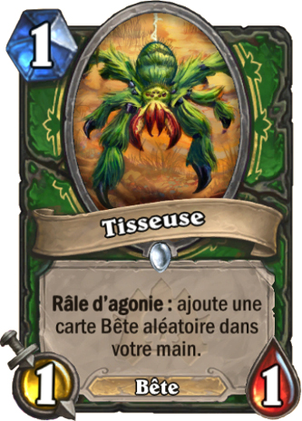 hearthstone, carte Tisseuse