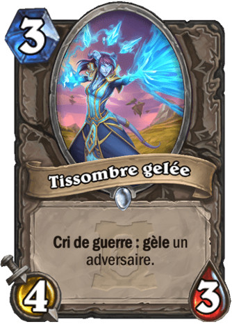 hearthstone, carte - Tissombre gel�e