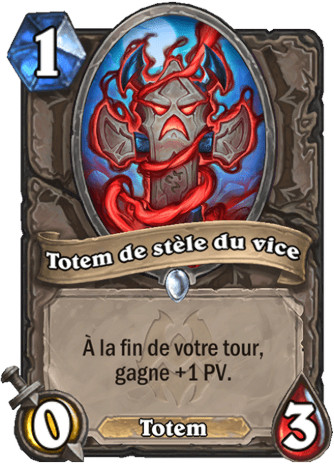 hearthstone, carte Totem de st�le du vice
