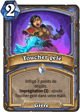 hearthstone, carte Toucher gel�