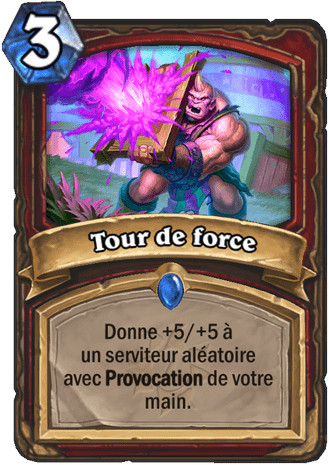 hearthstone, carte Tour de force