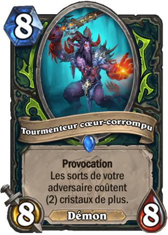 hearthstone, carte - Tourmenteur coeur-corrompu