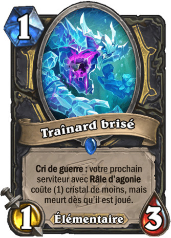 hearthstone, carte Tra�nard bris�