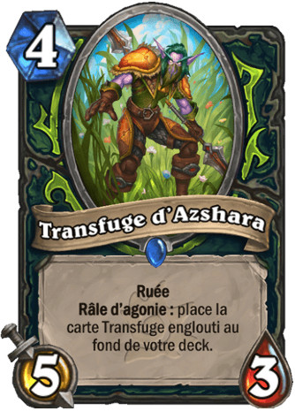 hearthstone, carte Transfuge d'Azshara