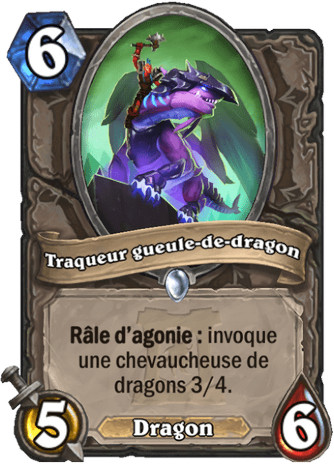 hearthstone, carte - Traqueur gueule-de-dragon