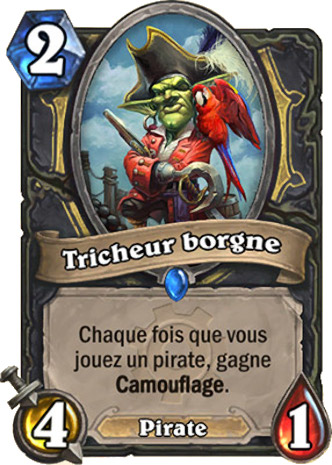 hearthstone, carte tricheur borgne