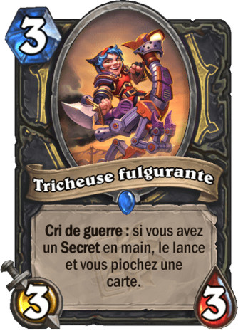 hearthstone, carte Tricheuse fulgurante