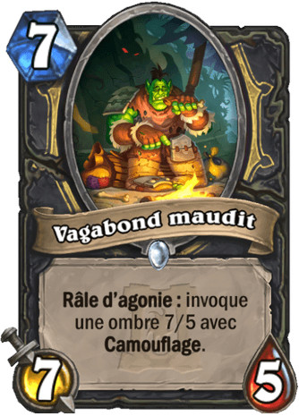 hearthstone, carte - Vagabond maudit