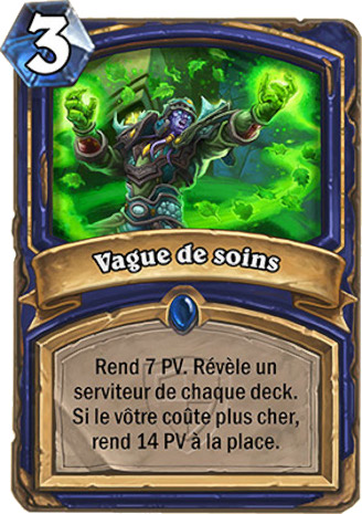 hearthstone, carte Vague de soins