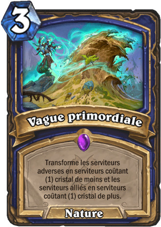 hearthstone, carte Vague primordiale