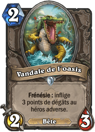 hearthstone, carte - Vandale de l'oasis