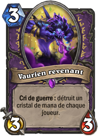 hearthstone, carte Vaurien revenant