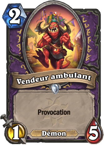 hearthstone, carte Vendeur ambulant