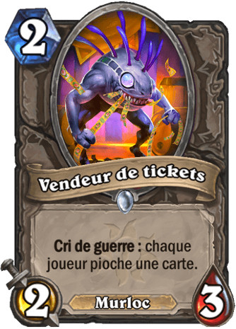 hearthstone, carte Vendeur de tickets