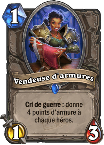 hearthstone, carte Vendeuse d'armures