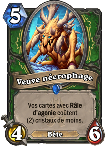 hearthstone, carte Veuve n�crophage