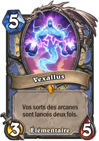 hearthstone, carte Vexallus