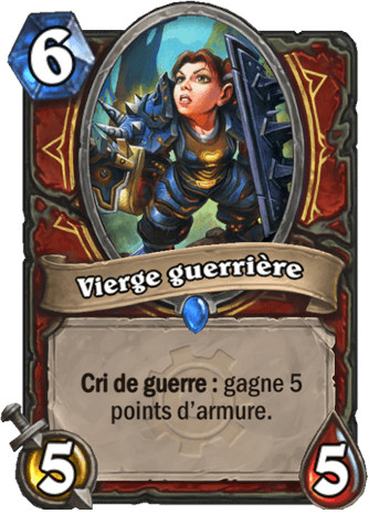 hearthstone, carte Vierge guerri�re