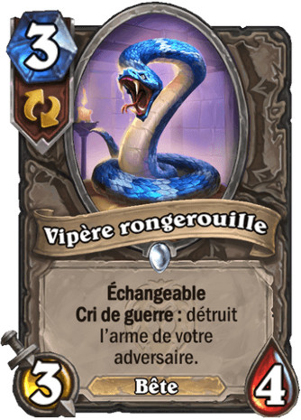 hearthstone, carte - Vip�re rongerouille