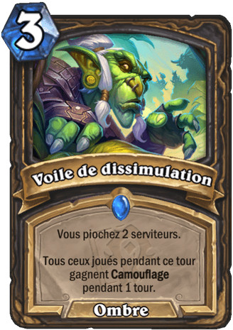 hearthstone, carte - Voile de dissimulation