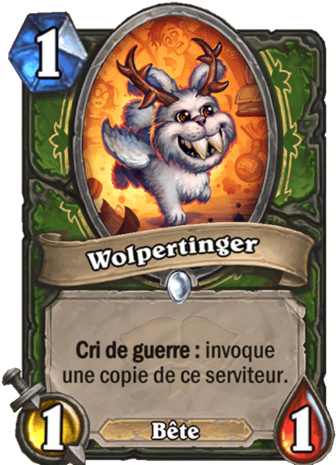 hearthstone, carte Wolpertinger