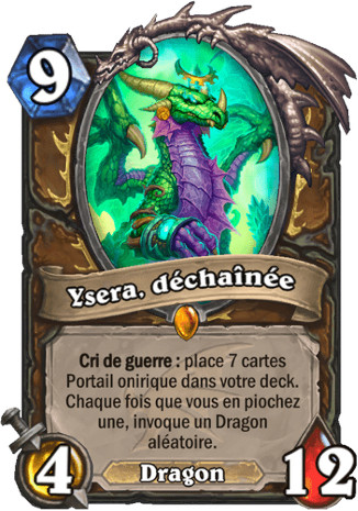 hearthstone, carte - Ysera, d�cha�n�e