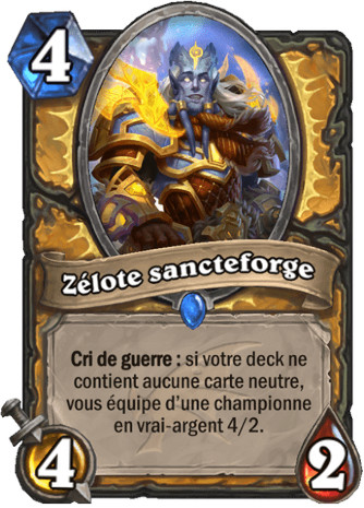 hearthstone, carte - Z�lote sancteforge