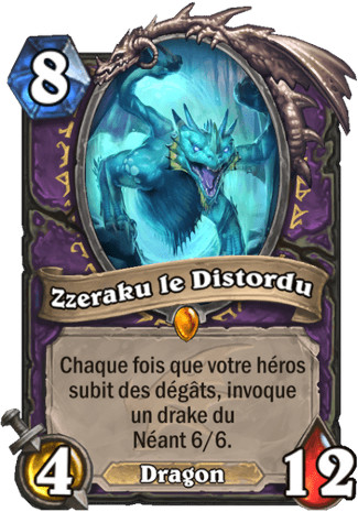 hearthstone, carte - Zzeraku le Distordu